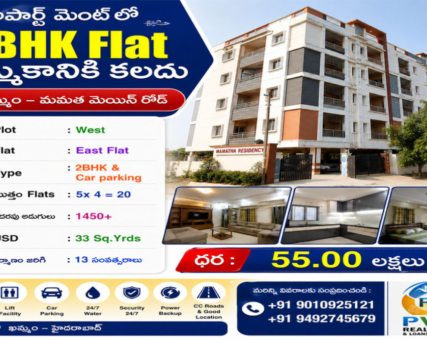 2 BHK Flat for Sale